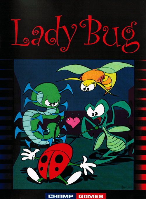 Lady Bug Arcade box art for Atari 2600
